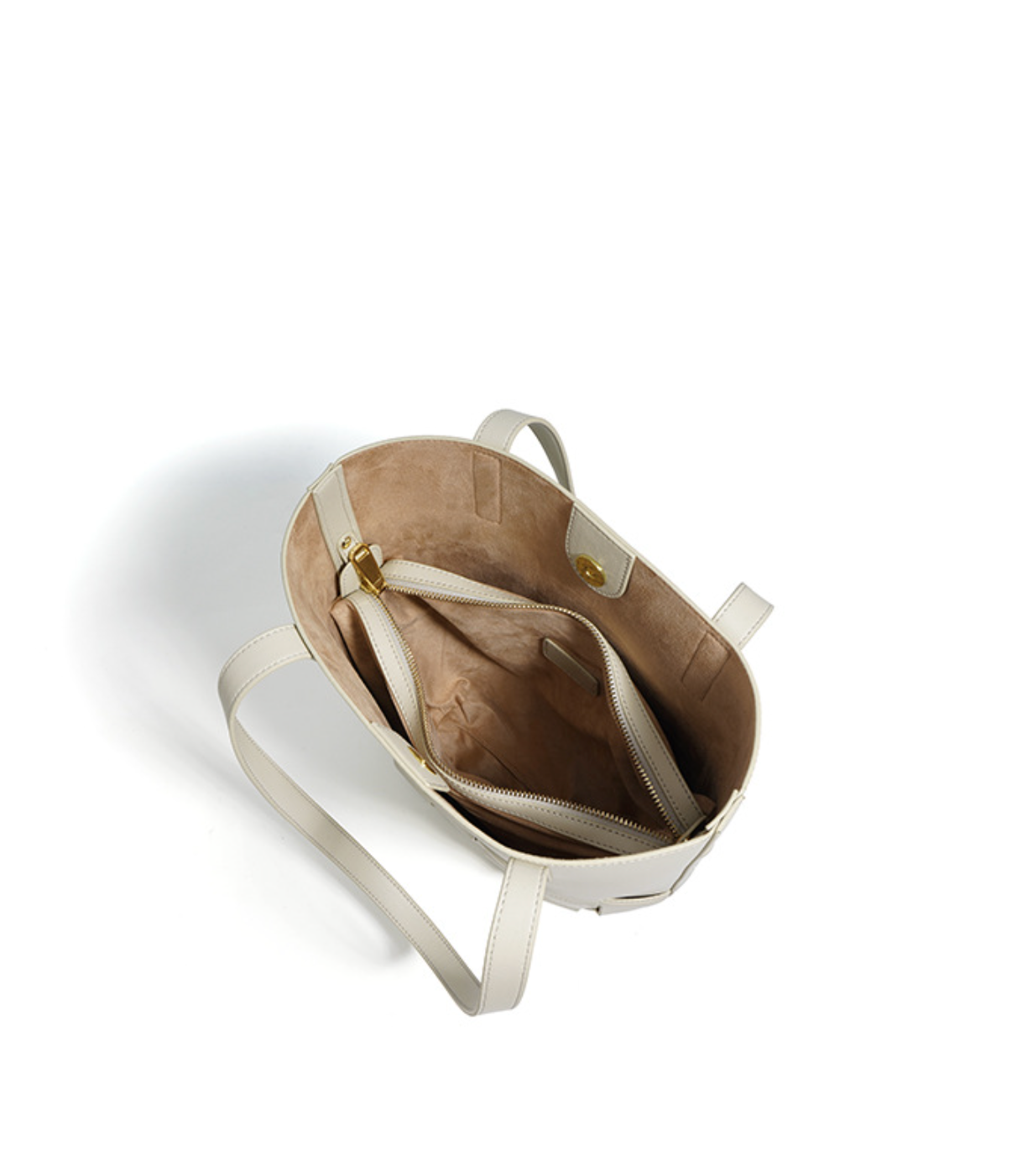 tall woven-hem tote bag – NOIR