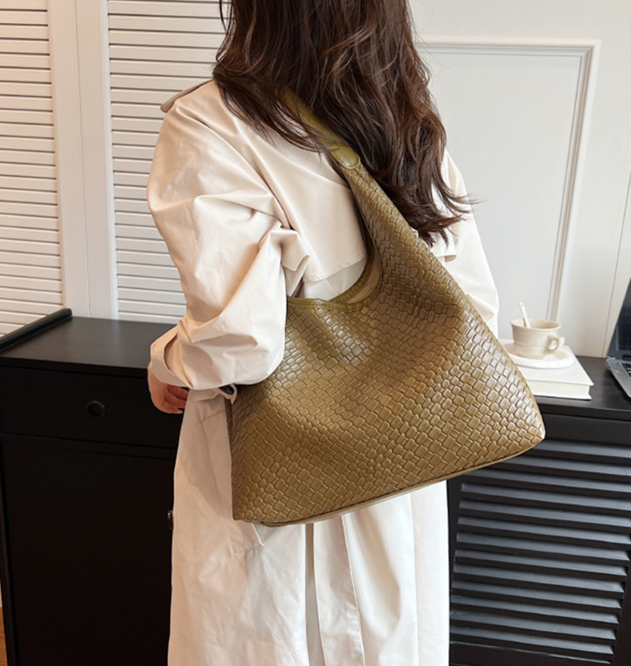 woven slouchy shoulder bag – NORXI