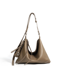 slouchy hobo shoulder bag with tassel charm – LYRA