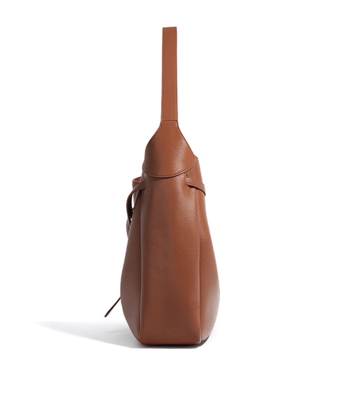 structured bucket bag with lock detail – AURORA