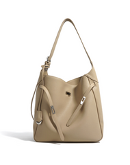 structured bucket bag with lock detail – AURORA