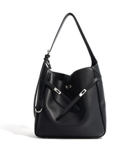 structured bucket bag with lock detail – AURORA