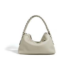 crescent shoulder bag with braided handle – NOVLH