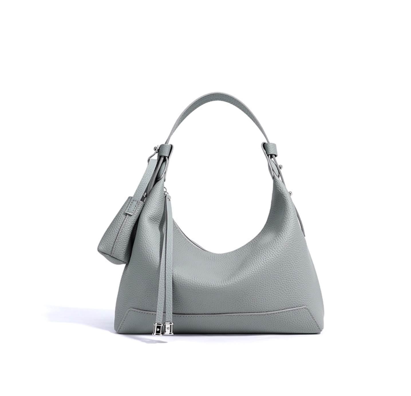 curved hobo bag with coin pouch detail – SIENAV