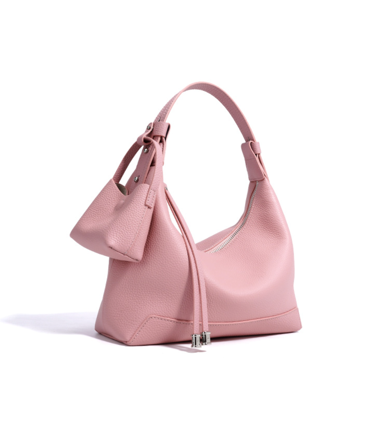 curved hobo bag with coin pouch detail – SIENAV