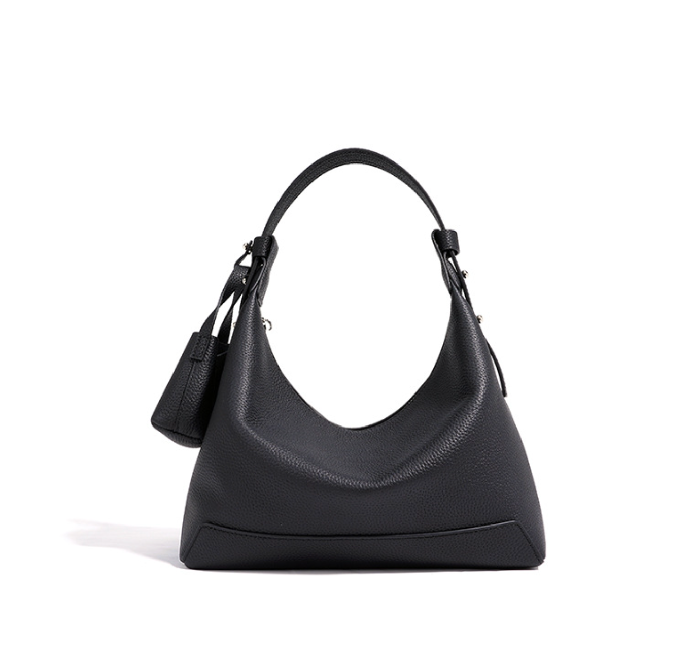 curved hobo bag with coin pouch detail – SIENAV