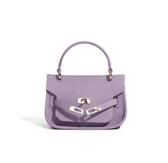 structured mini top-handle bag with belt lock – NOOQL