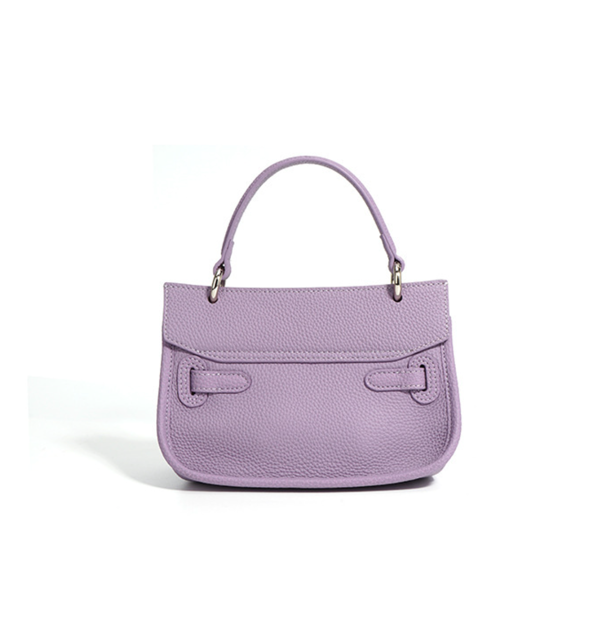 structured mini top-handle bag with belt lock – NOOQL