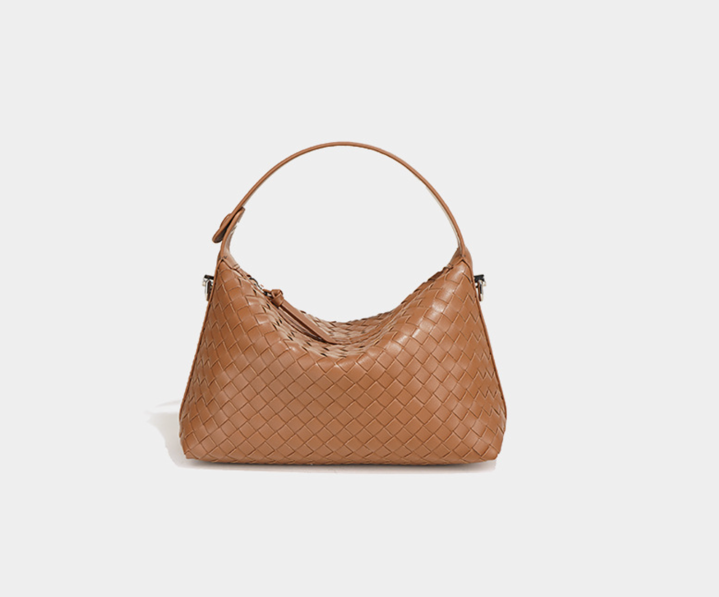woven hobo bag with sculpted handle – SIENNL
