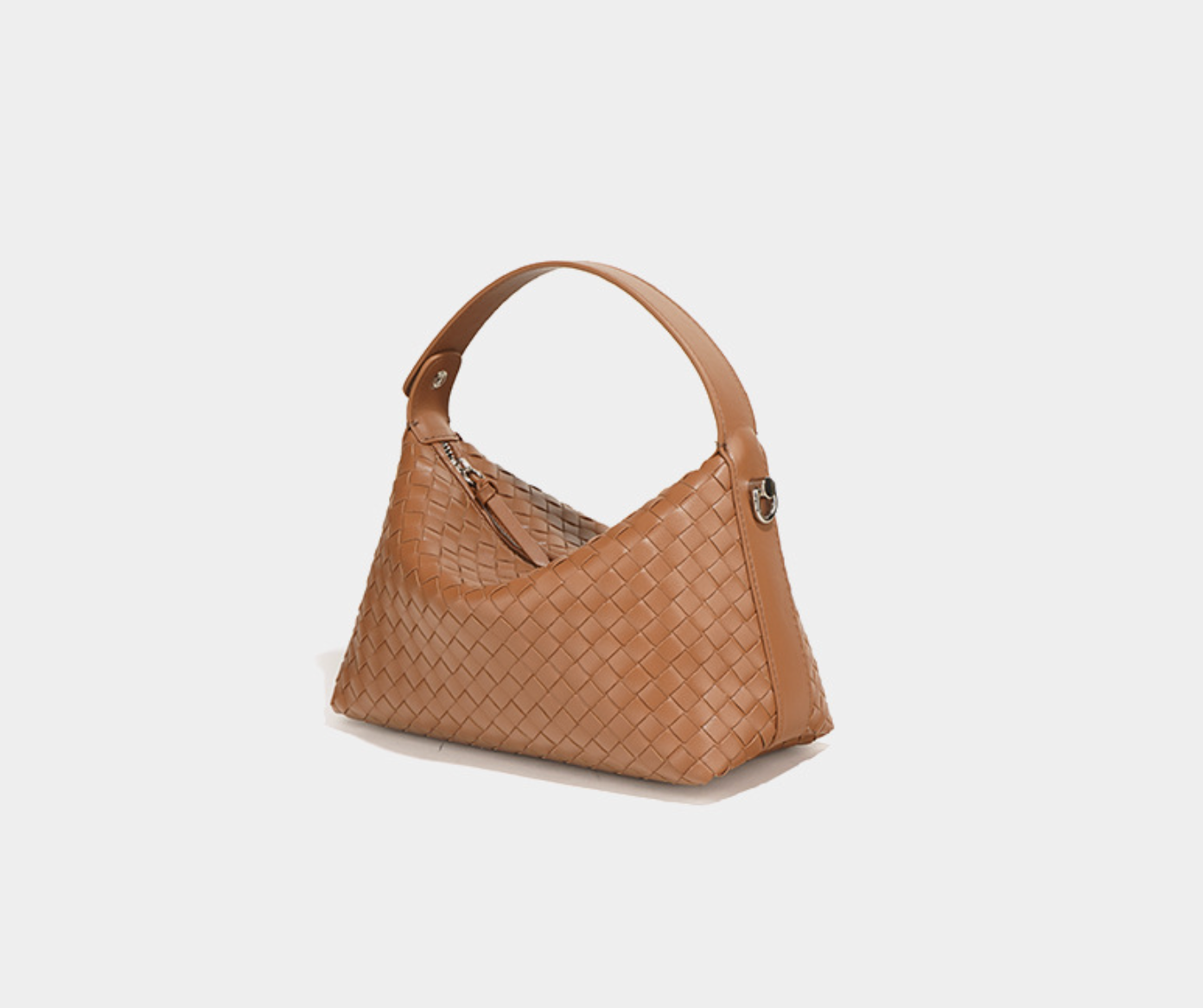 woven hobo bag with sculpted handle – SIENNL