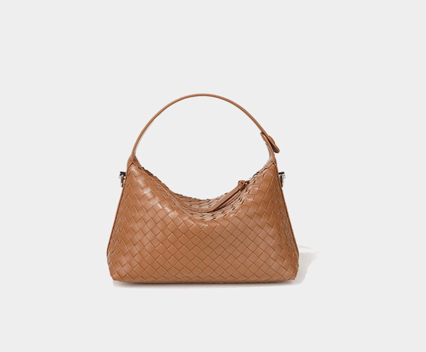 woven hobo bag with sculpted handle – SIENNL