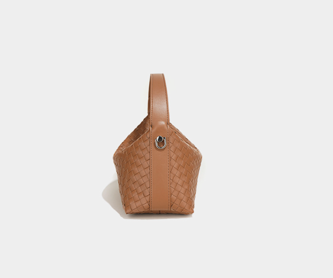 woven hobo bag with sculpted handle – SIENNL