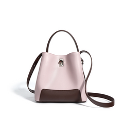 colorblock bucket bag with top handle – RUBY