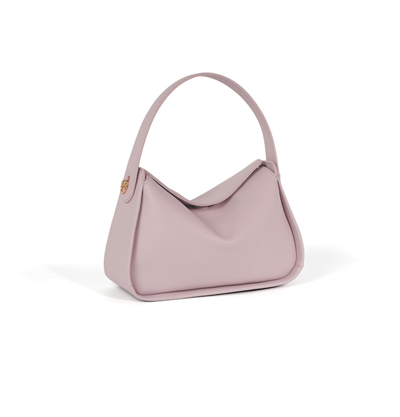 curved-edge shoulder bag with adjustable strap – LILA