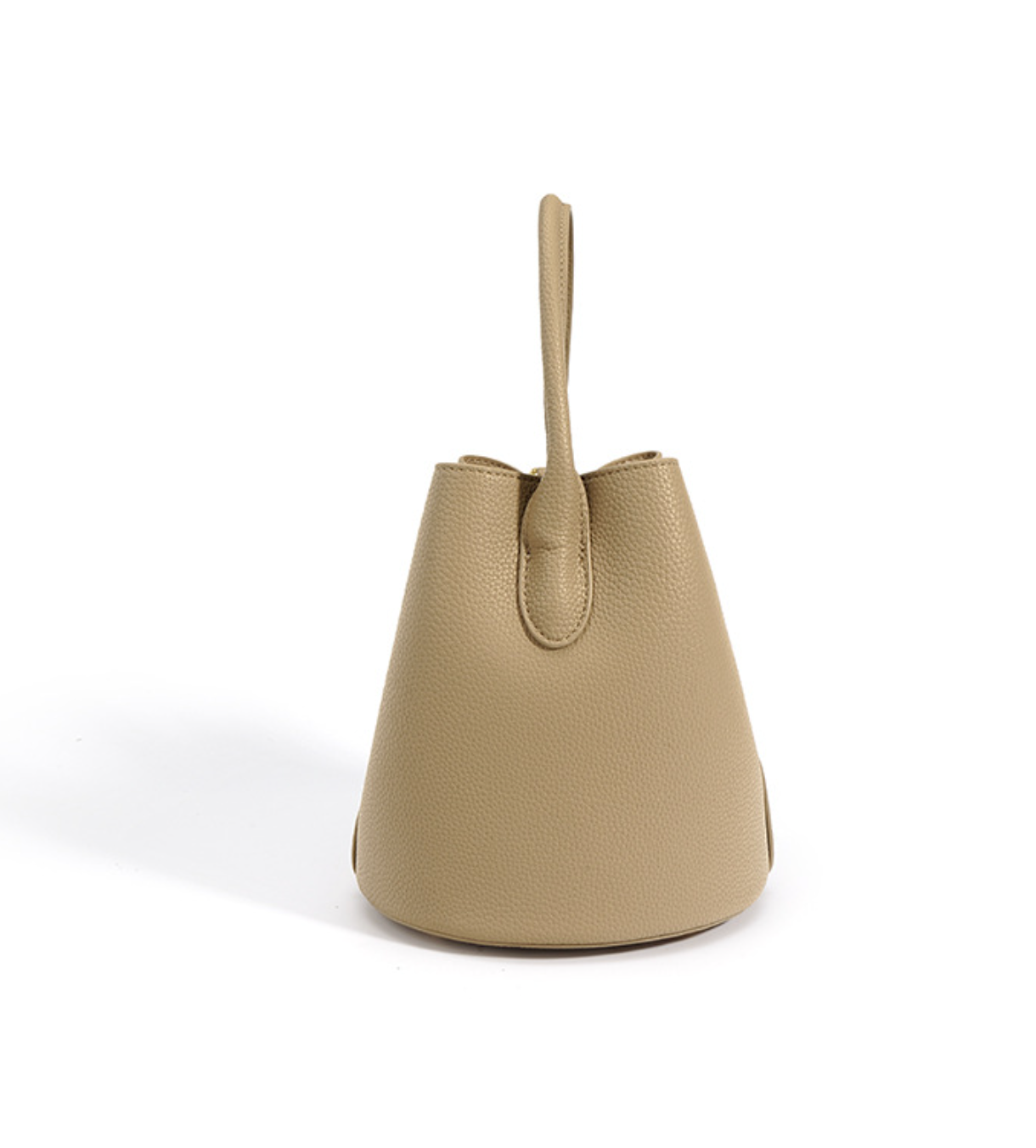 mini bucket bag with printed scarf handle – SANDY