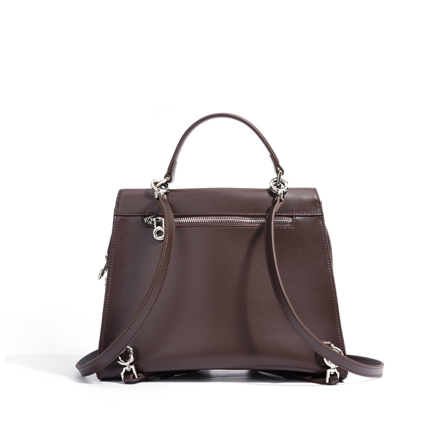 leopard-print structured backpack with flap – SAVAGE