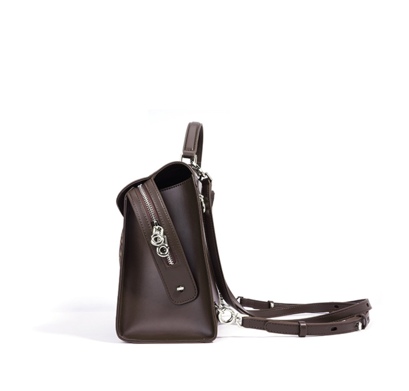 leopard-print structured backpack with flap – SAVAGE
