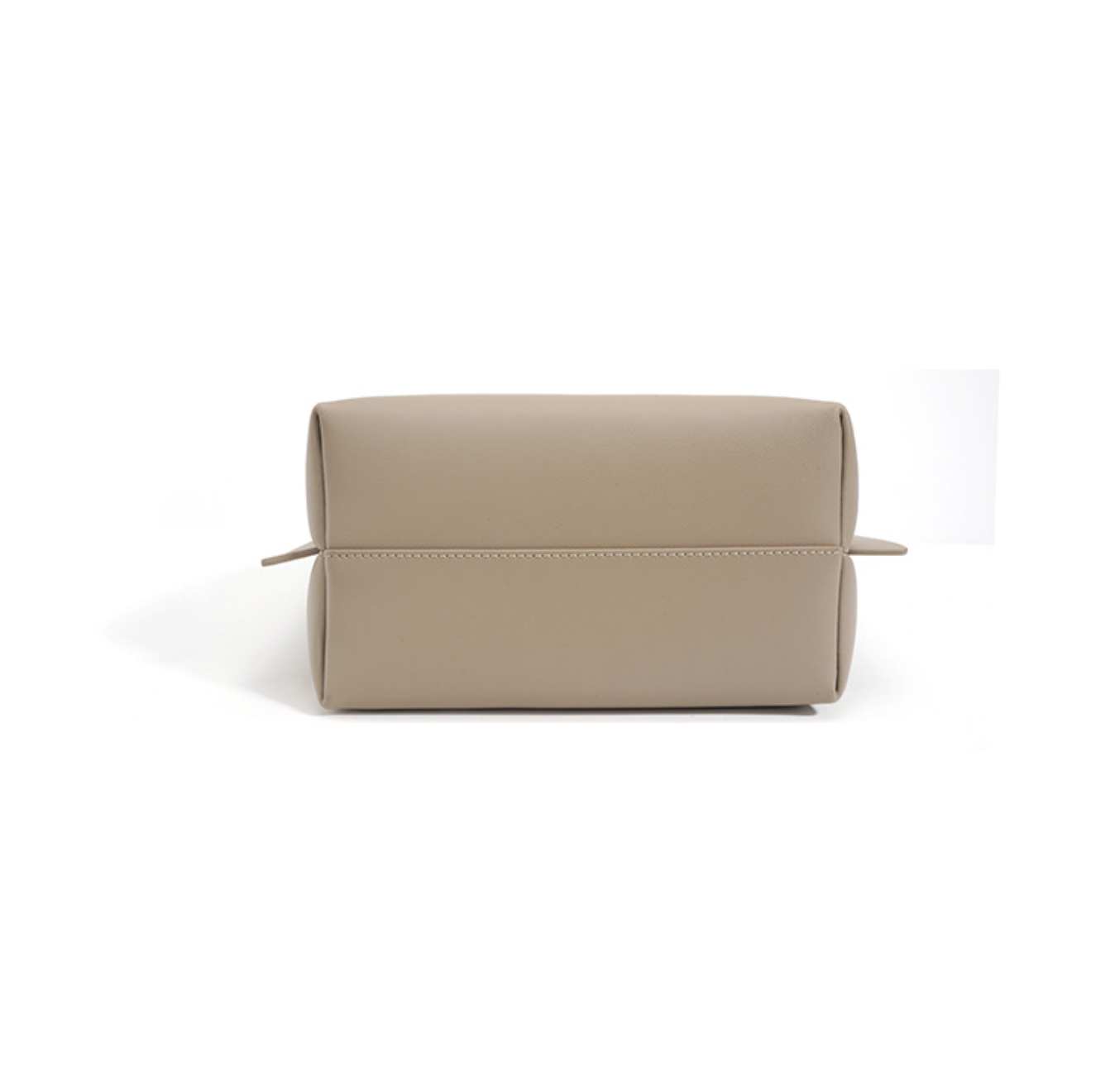 structured bucket bag with dual straps – MAUVE