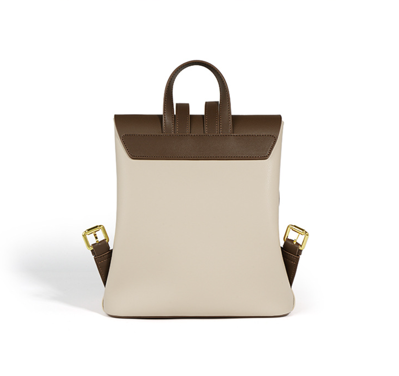 two-tone mini backpack with buckle flap – COCLH