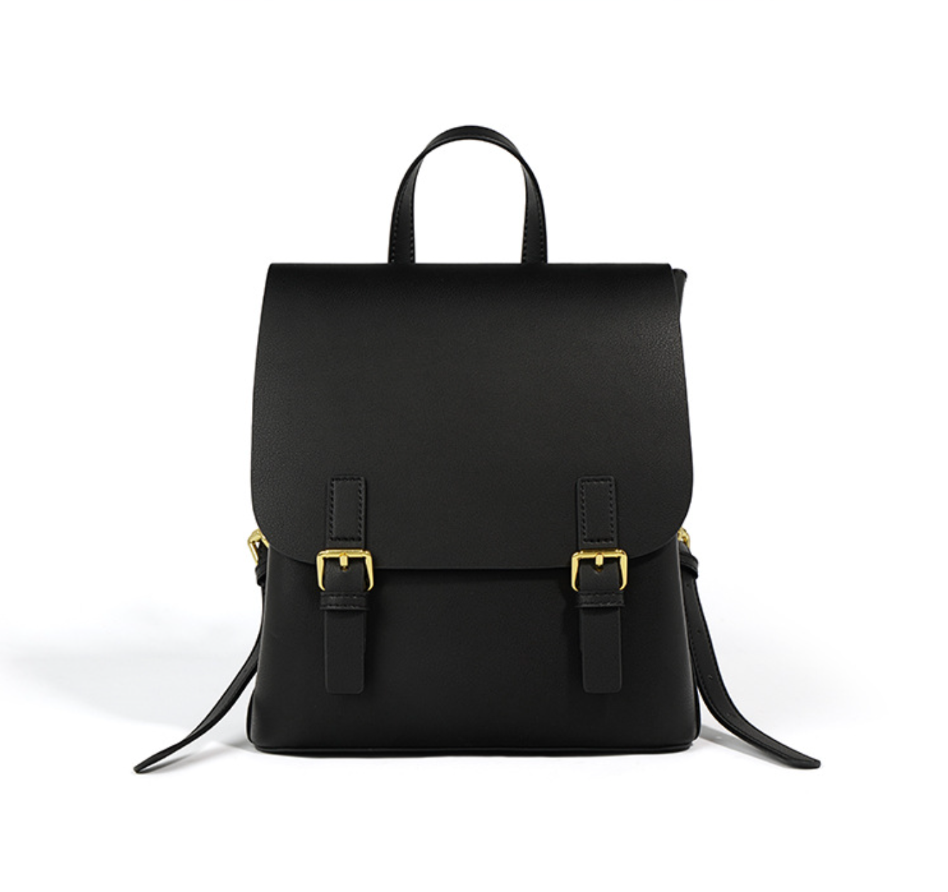 two-tone mini backpack with buckle flap – COCLH