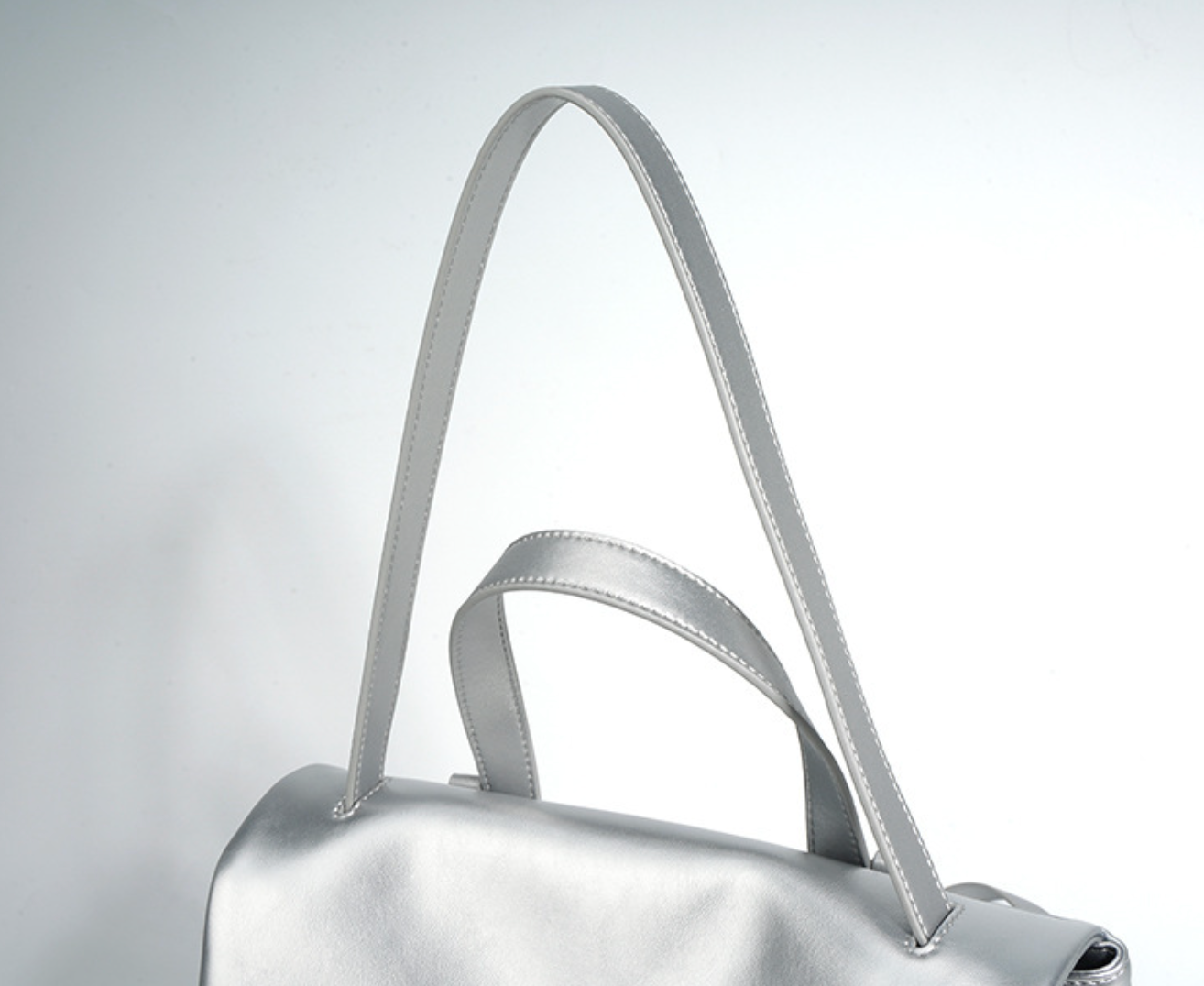 oversized structured flap bag with top handle – NOIH