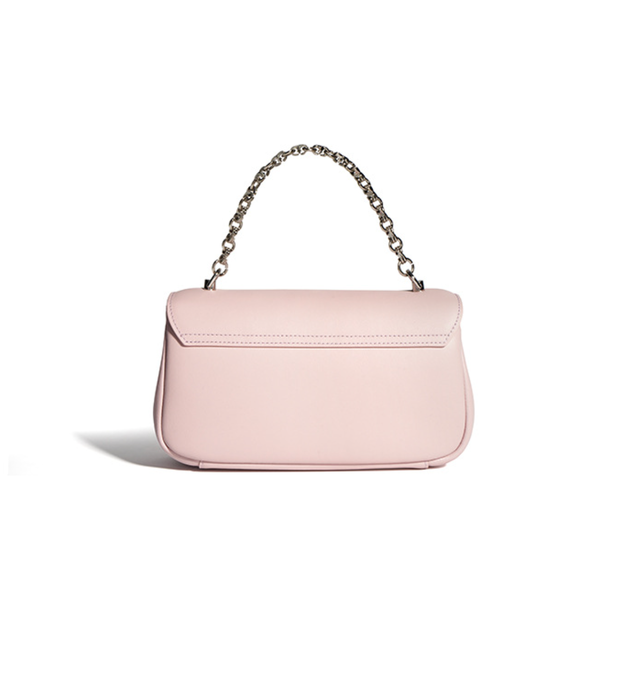chain-handle flap bag in blush pink – LAYLA