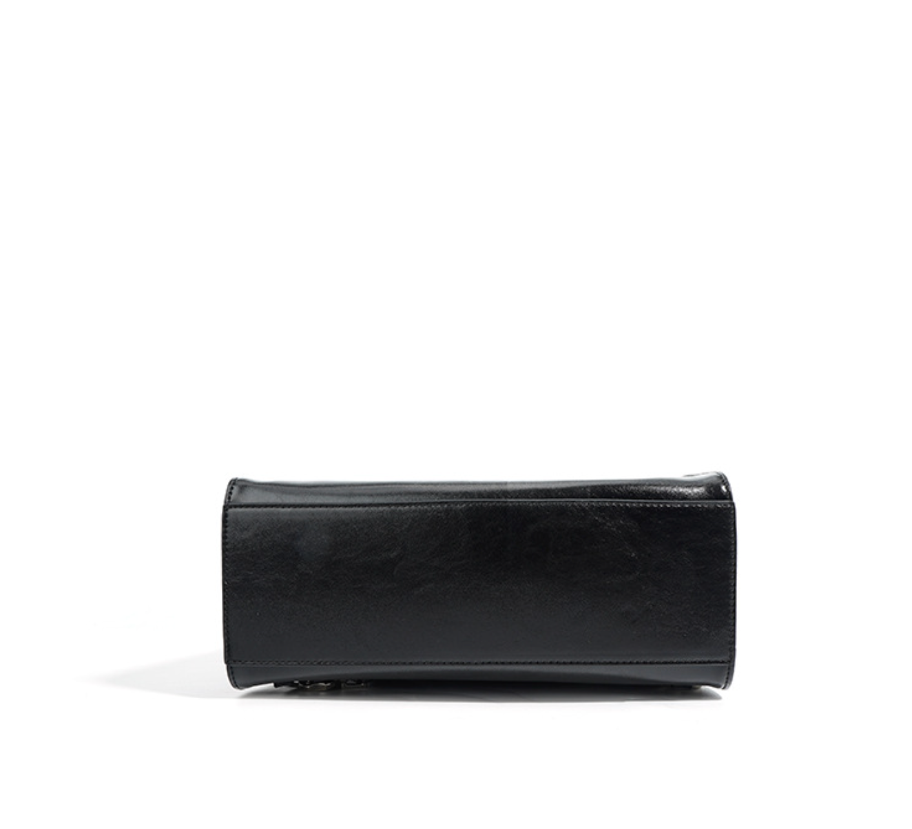 structured top-handle bag with flap closure – NOIN