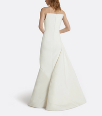 strapless A-line gown with sculpted hem – AUlPA