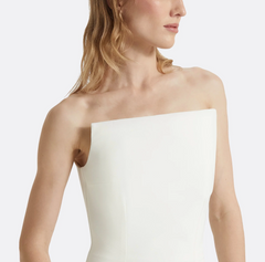 strapless A-line gown with sculpted hem – AUlPA