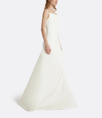 strapless A-line gown with sculpted hem – AUlPA