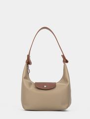 mini nylon tote with leather flap – TERRA
