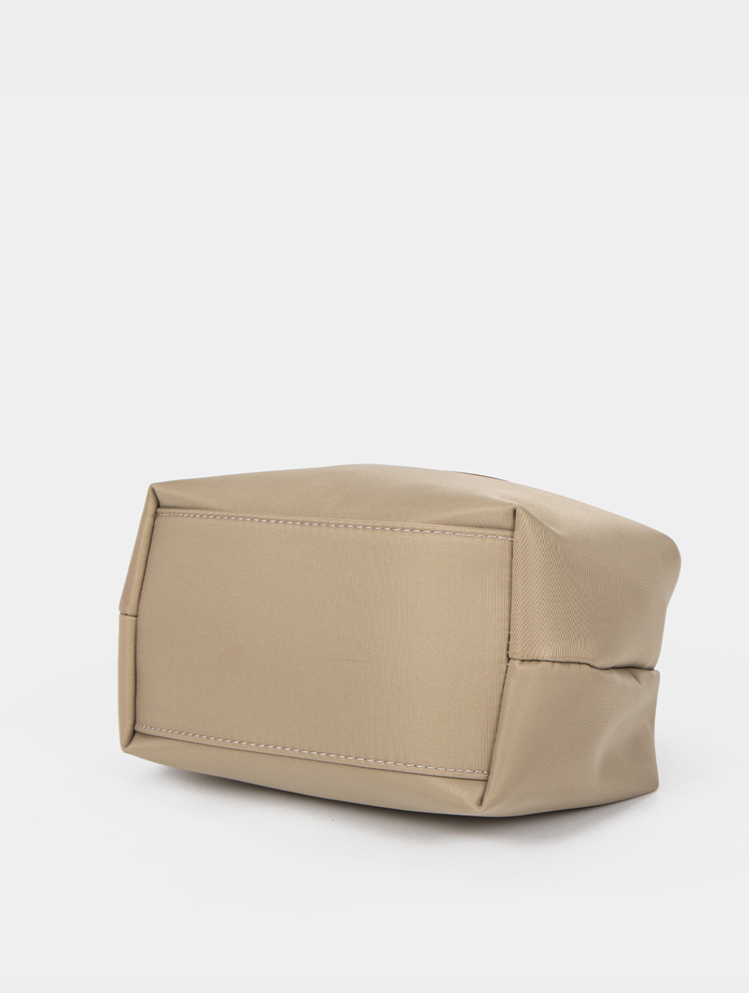 mini nylon tote with leather flap – TERRA