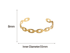 Hollow Chain Open Adjustable Bracelet