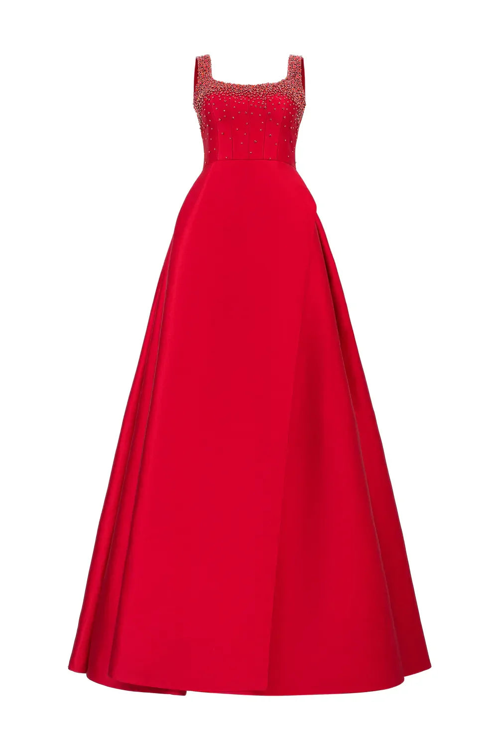 Embellished Sleeveless Gown with A-line Skirt - NOVA