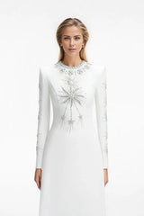 embellished celestial motif gown – Redal