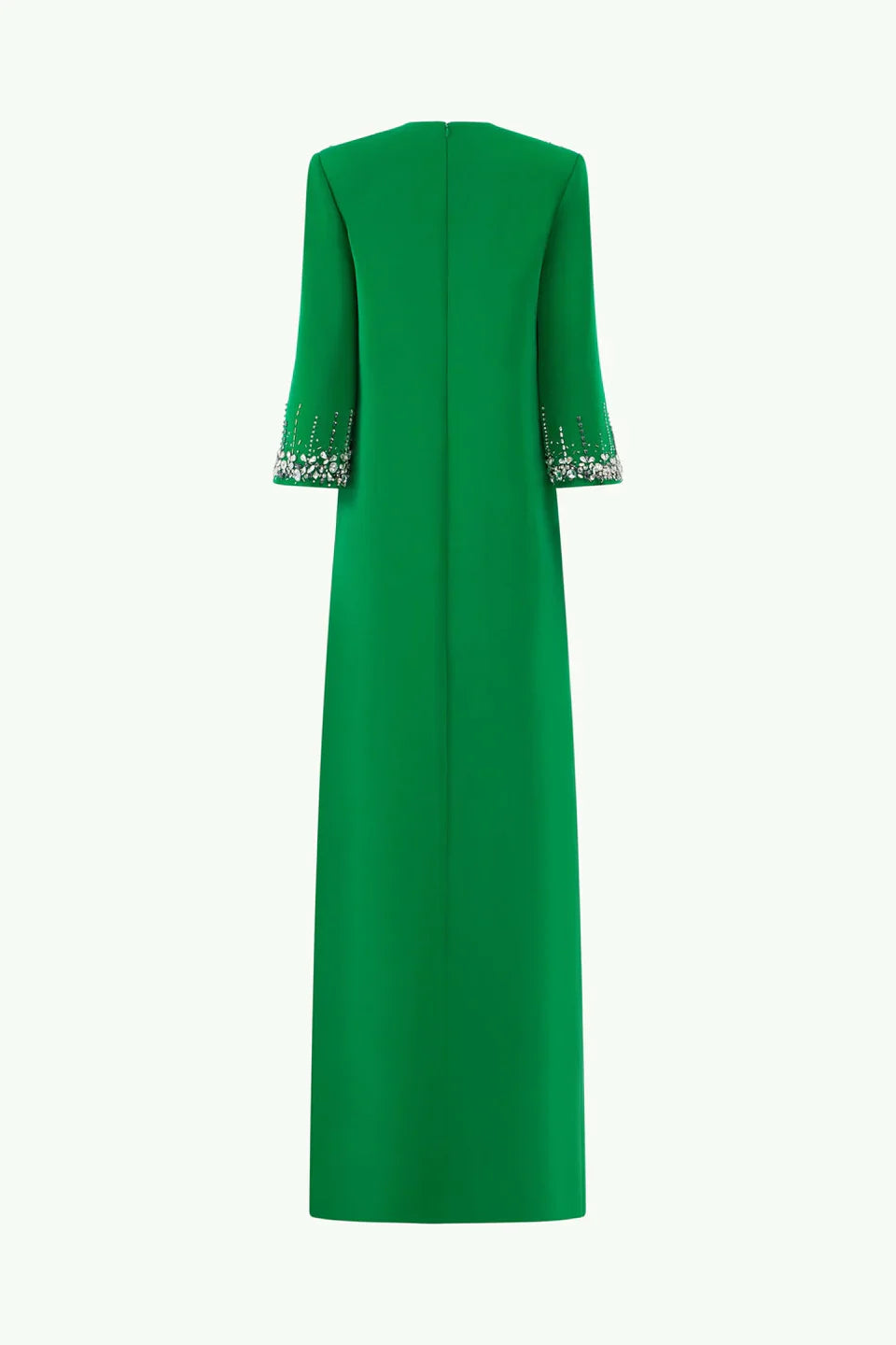 embellished crew-neck column gown – Rolaan