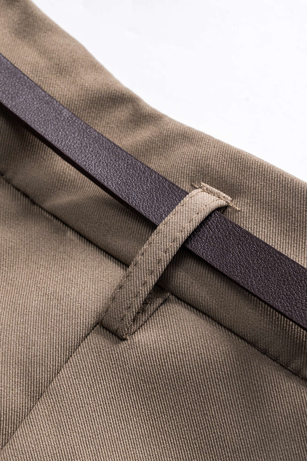 Solid Belted Pocket Shorts