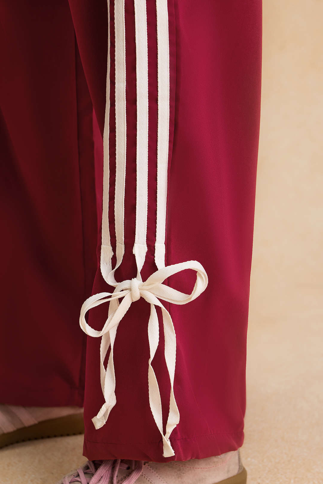 Patchwork Bow Detail Trousers