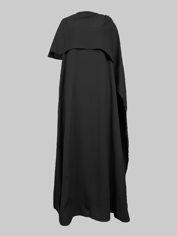 cape-overlay gown – Jollin
