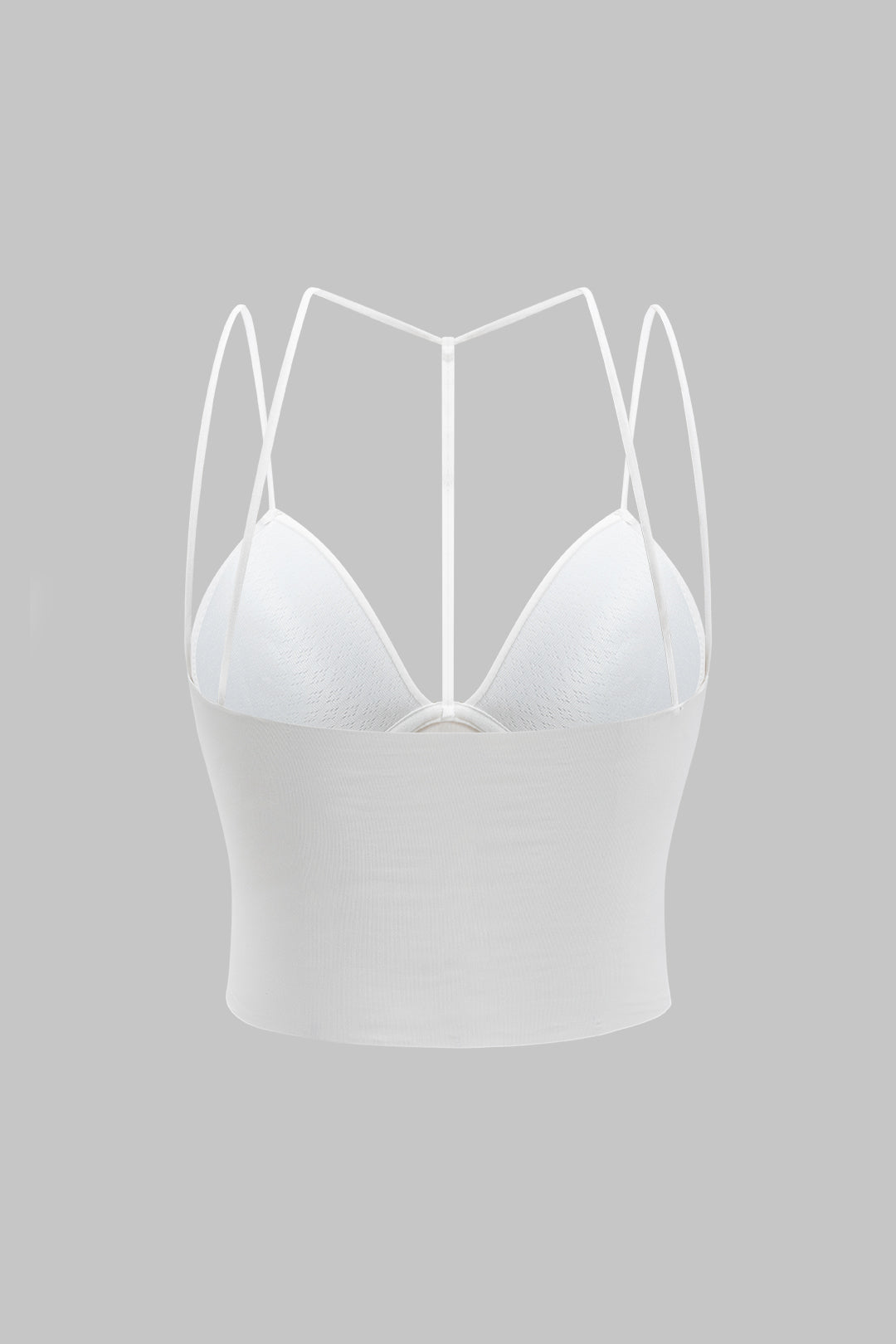 Solid Bustier Slip Cami Top