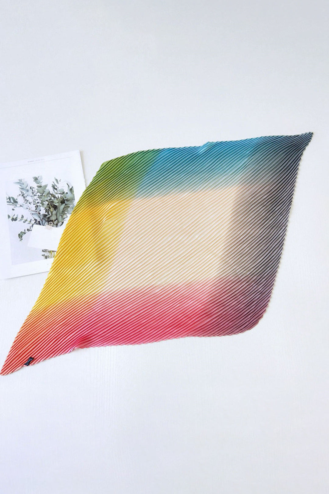 Ombre Pleated Scarf