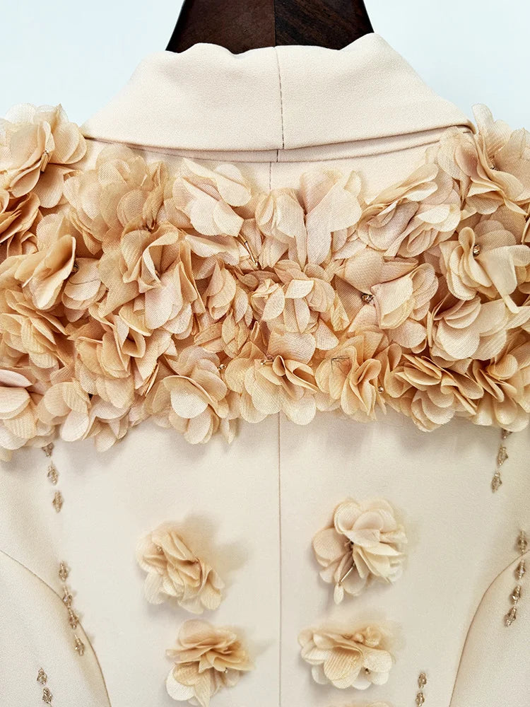 embellished shoulder tailored gown – Jollen