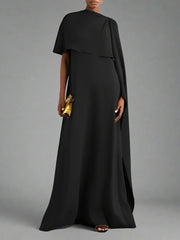cape-overlay gown – Jollin