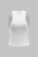 Contrast Tank Top