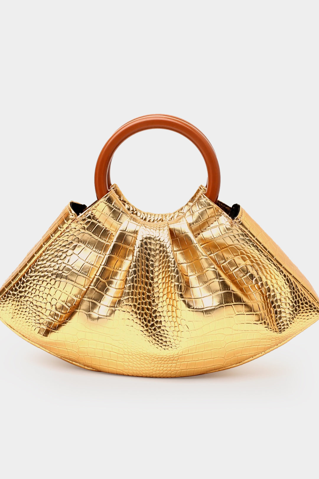 Ruched Tote Bag