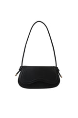 Faux Leather Shoulder Bag