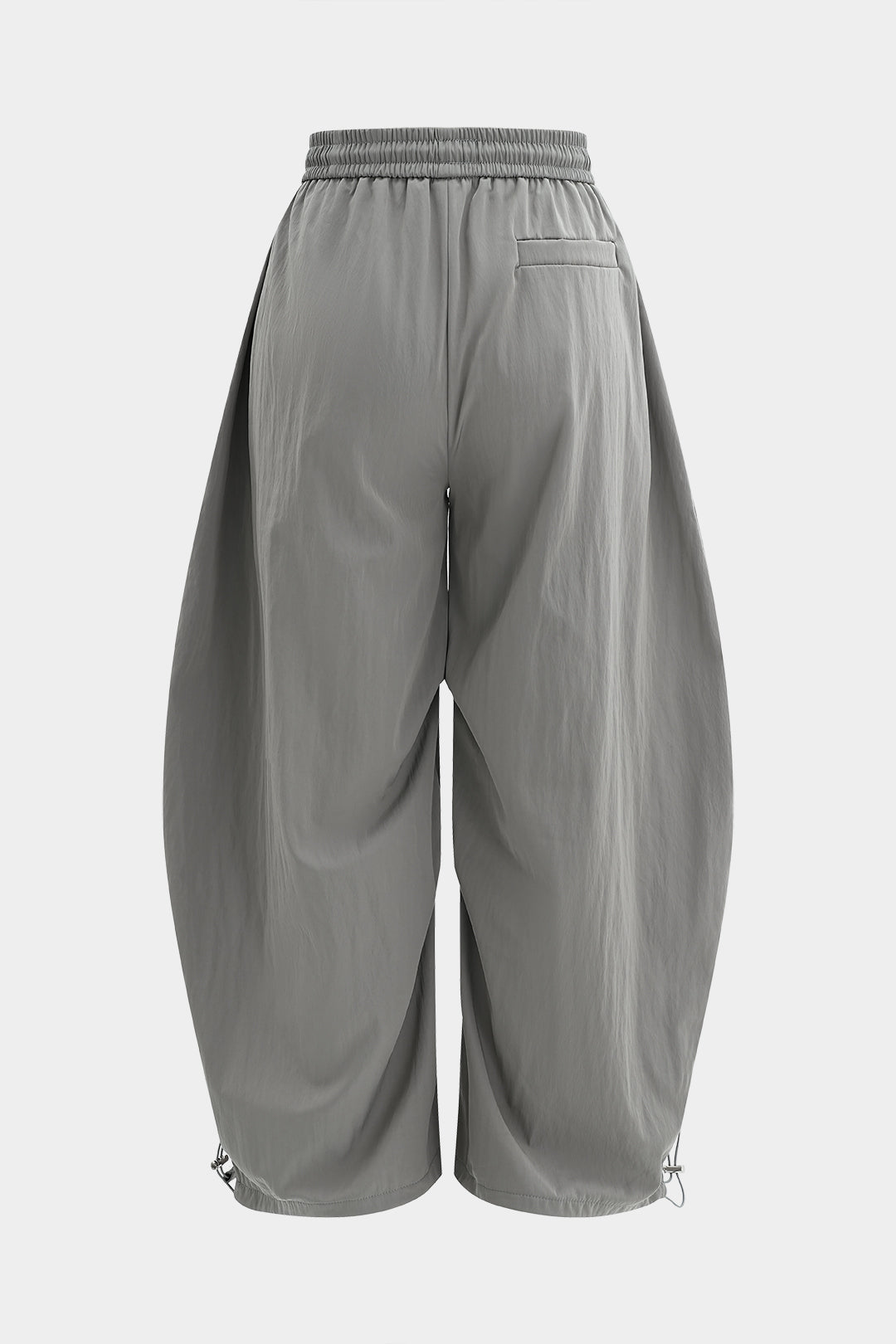 Embroidery Wide Leg Barrel Trousers