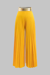 Ruffle Cami Top And Pleated Trousers Set
