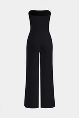 Wrap High Waist Sleeveless Jumpsuit