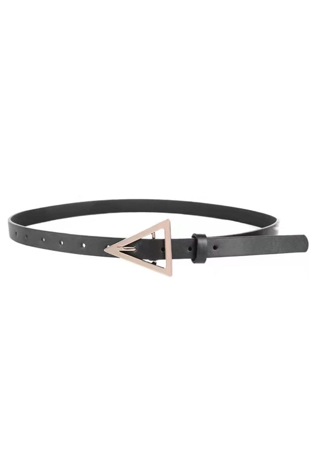Leather Triangle Buckle Belt